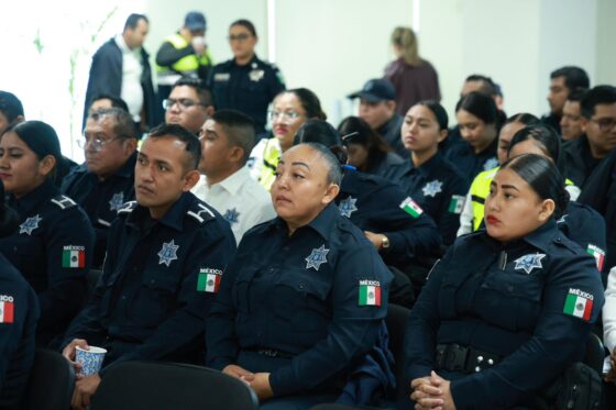 Gobierno de Isla Mujeres fortalece la profesionalización policial con capacitación especializada para primeros respondientes