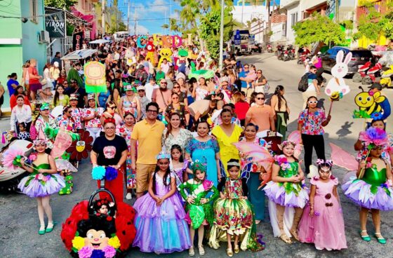 Gobierno de Isla Mujeres celebra la llegada de la primavera con el Desfile y Festival de las Flores