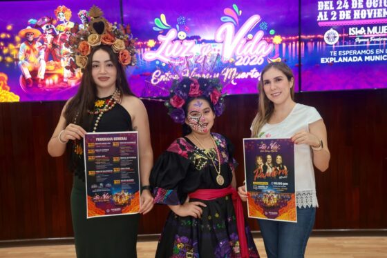 Pandora engalanará el Festival “Luz y Vida 2026, Entre Vivos y Muertos” en Isla Mujeres
